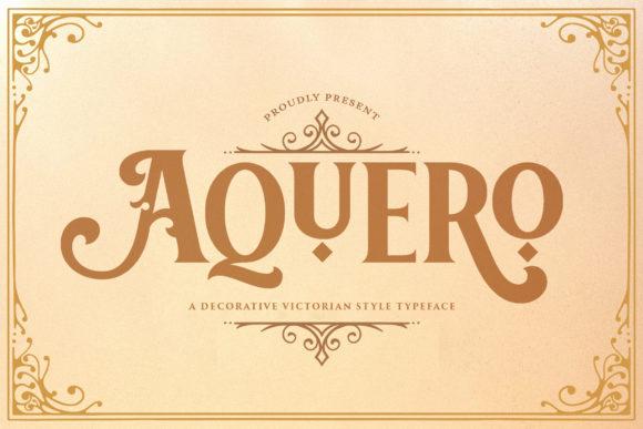 Aquero: A Vintage Typeface for Modern Creativity