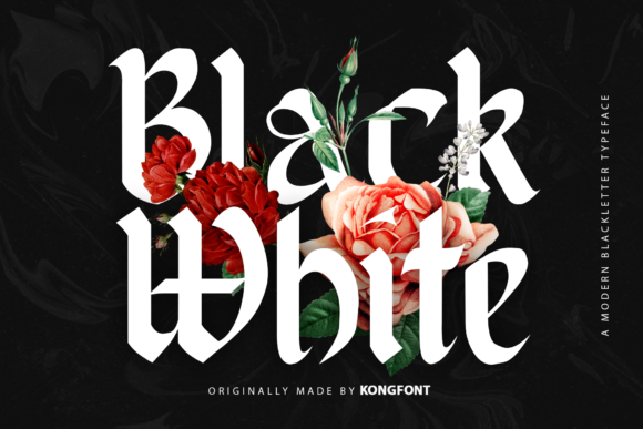 Black White: The Vintage Gothic Font for Modern Creators