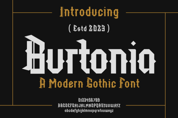 Burtonia: A Bold Typeface for Unforgettable Brands