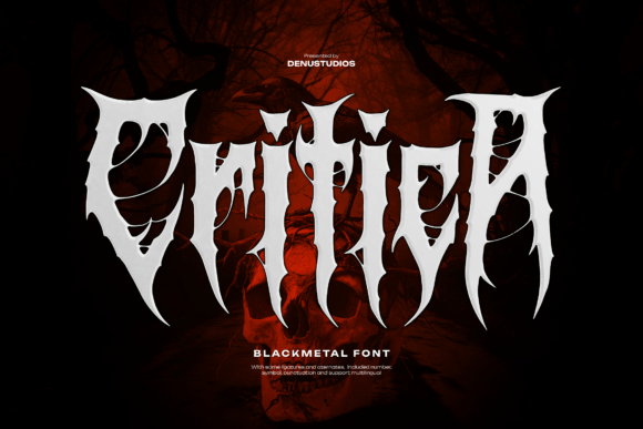 Critica: Unleashing the Black Metal Typeface