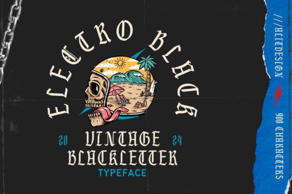 Electro Black: Where Vintage Grit Meets Modern Edge