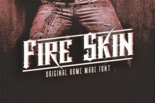 Fire Skin: A Bold Blackletter for Modern Design