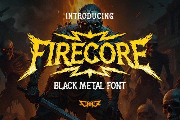 Firecore: The Typeface Forged in Flame