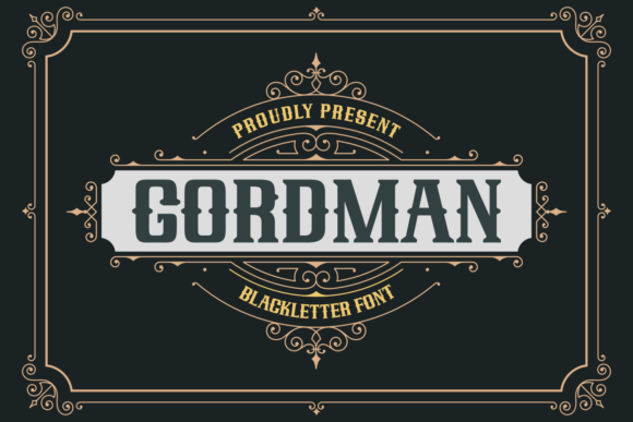 Gordman: A Modern Blackletter with a Rugged Edge