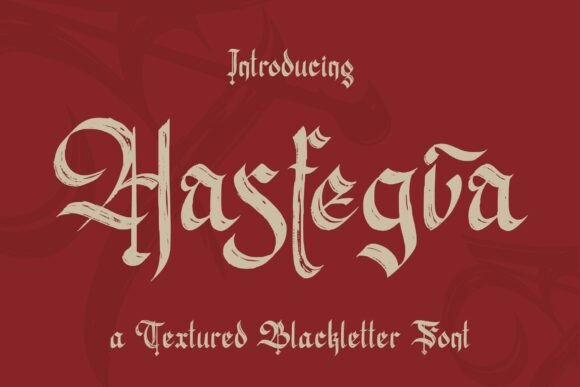 Hasfegia: A Darkly Elegant Gothic Script Font