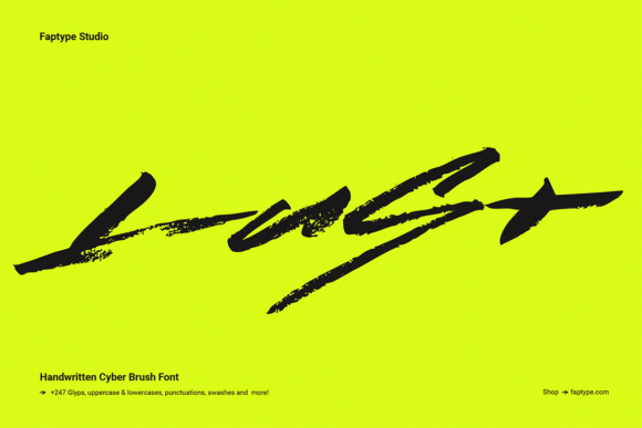 Lust: The Cyber Handwritten Font That Screams Through the Static