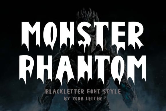 Monster Phantom: A Creative Font for Bold Designs
