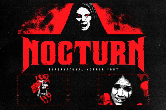 Nocturn: The Supernatural Display Font for Dark Projects