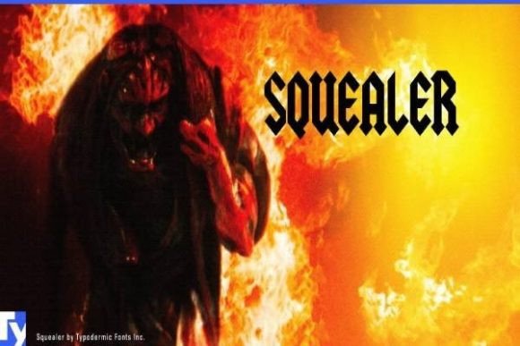 Squealer: The Hard-Rock Blackletter Headliner