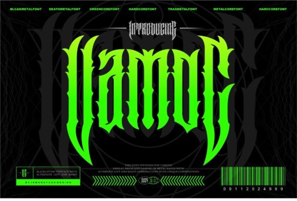 Vamoc: The Modern Blackletter Font for Bold Branding